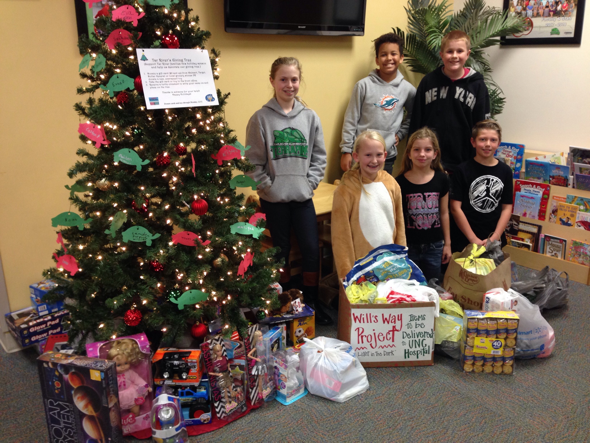 Will's Way Project - A Light in the Dark and our Giving Tree 2017-2018